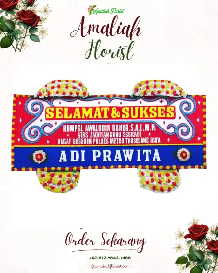 Papan Bunga Ucapan Selamat Gumuk Mas